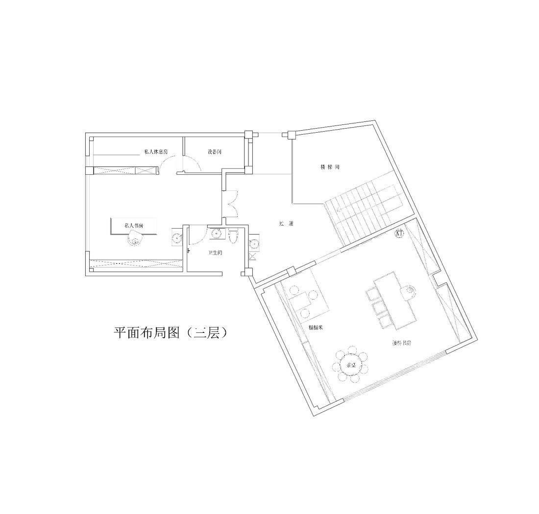 依山而立的雯雯之家 | 原木与化石的纯净邂逅-5