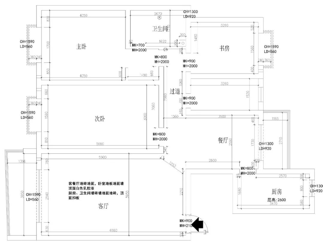 南京铭望家装澳丽嘉园现代设计-3