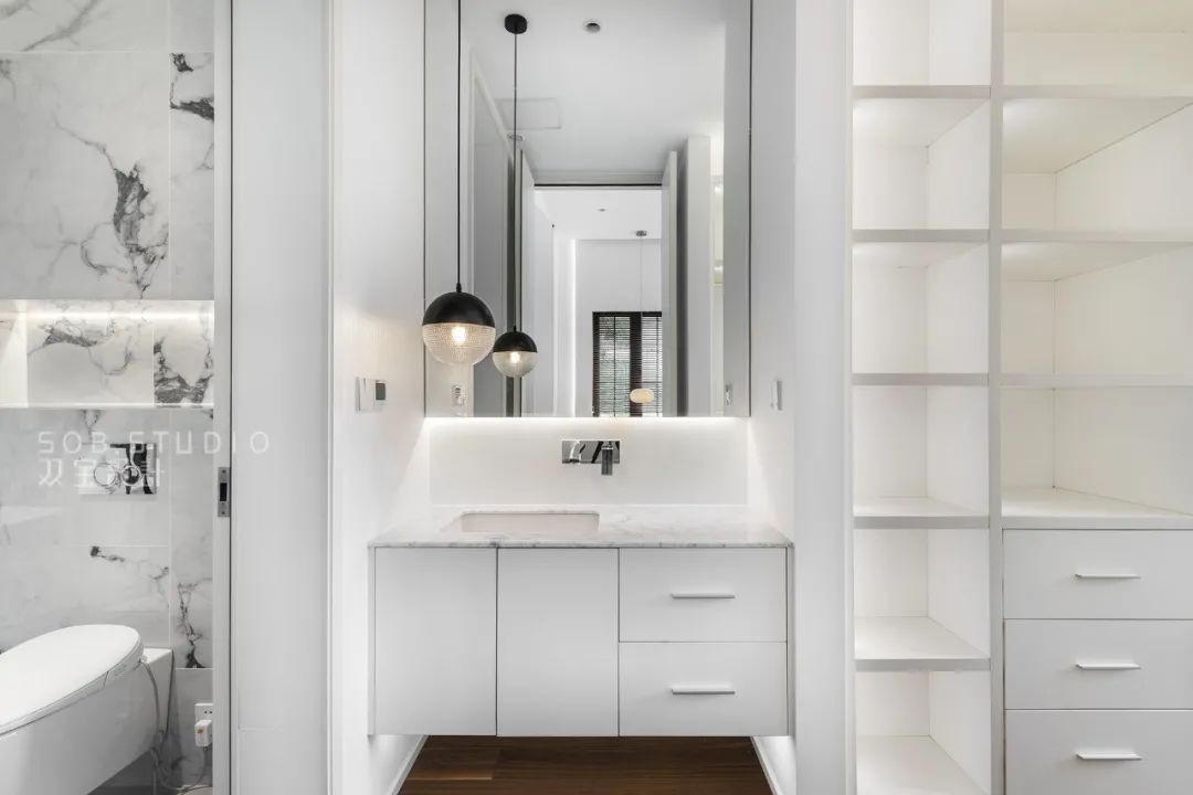 包豪斯极简主义,双宝设计打造 300㎡白色空间-63