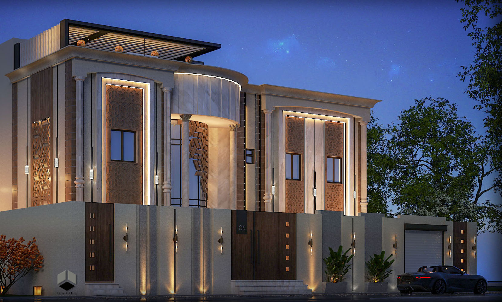 VILLA 别墅外观及景观设计丨ORTHO DESIGNS STUDIO-3