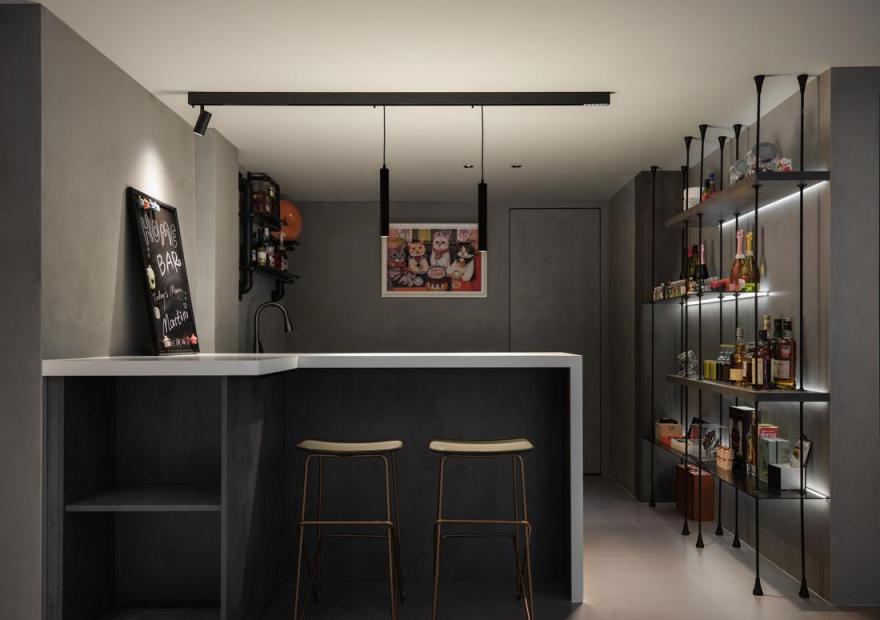 90后e人的地下复式住宅设计丨中国上海-27