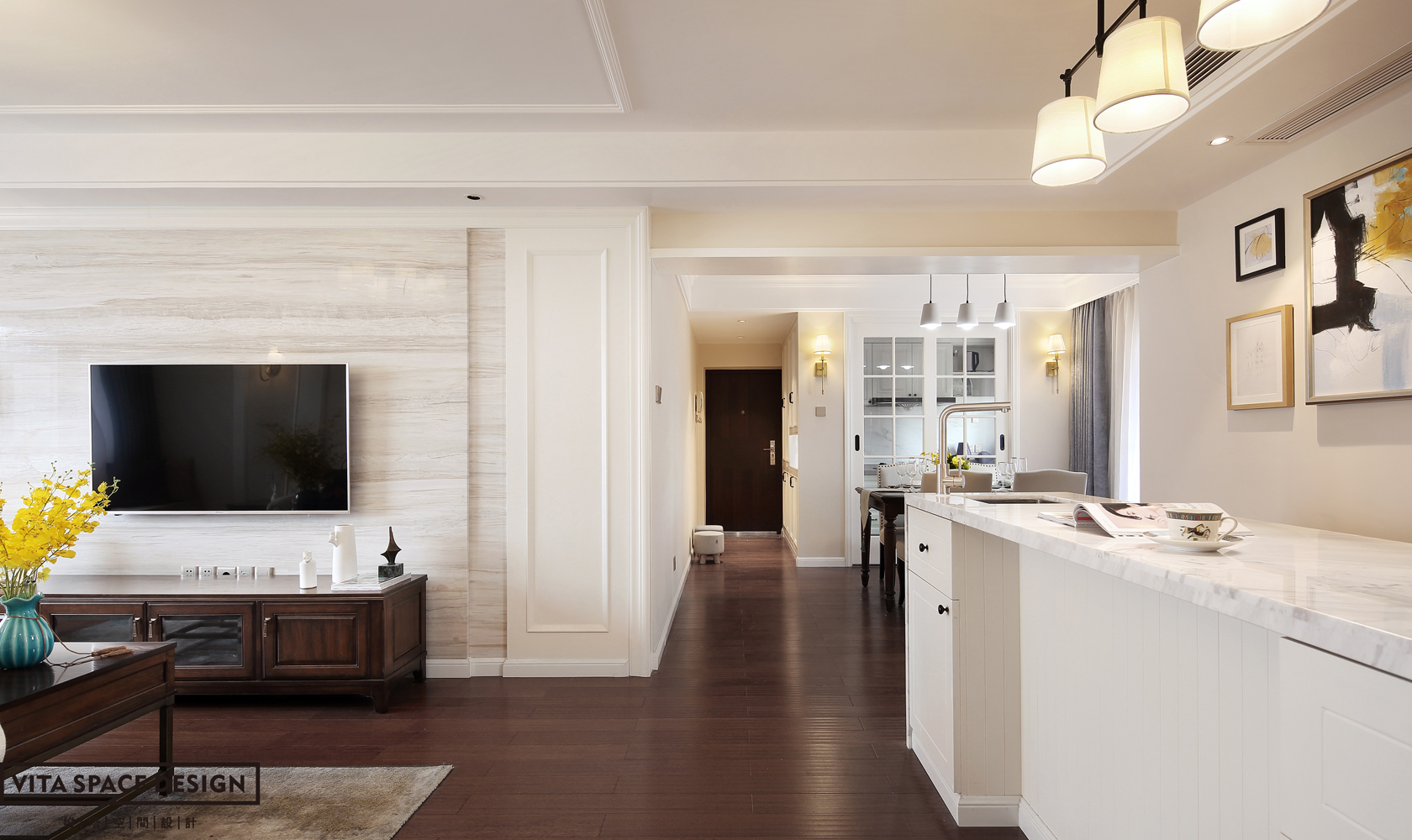 平层丨(轻美式)生活里的温度·维塔空间设计-26