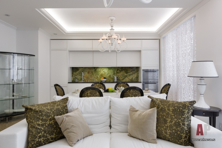 莫斯科中心家庭临时居住的新古典风白色公寓设计丨俄罗斯莫斯科丨库勒金娜·奥尔加,伊万诺娃·叶卡捷琳娜-19