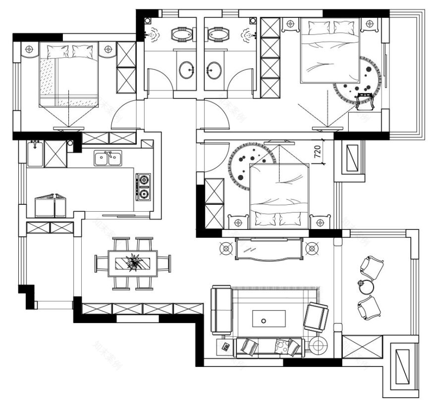 俊豪城东区现代简约家居,精英生活典范-73