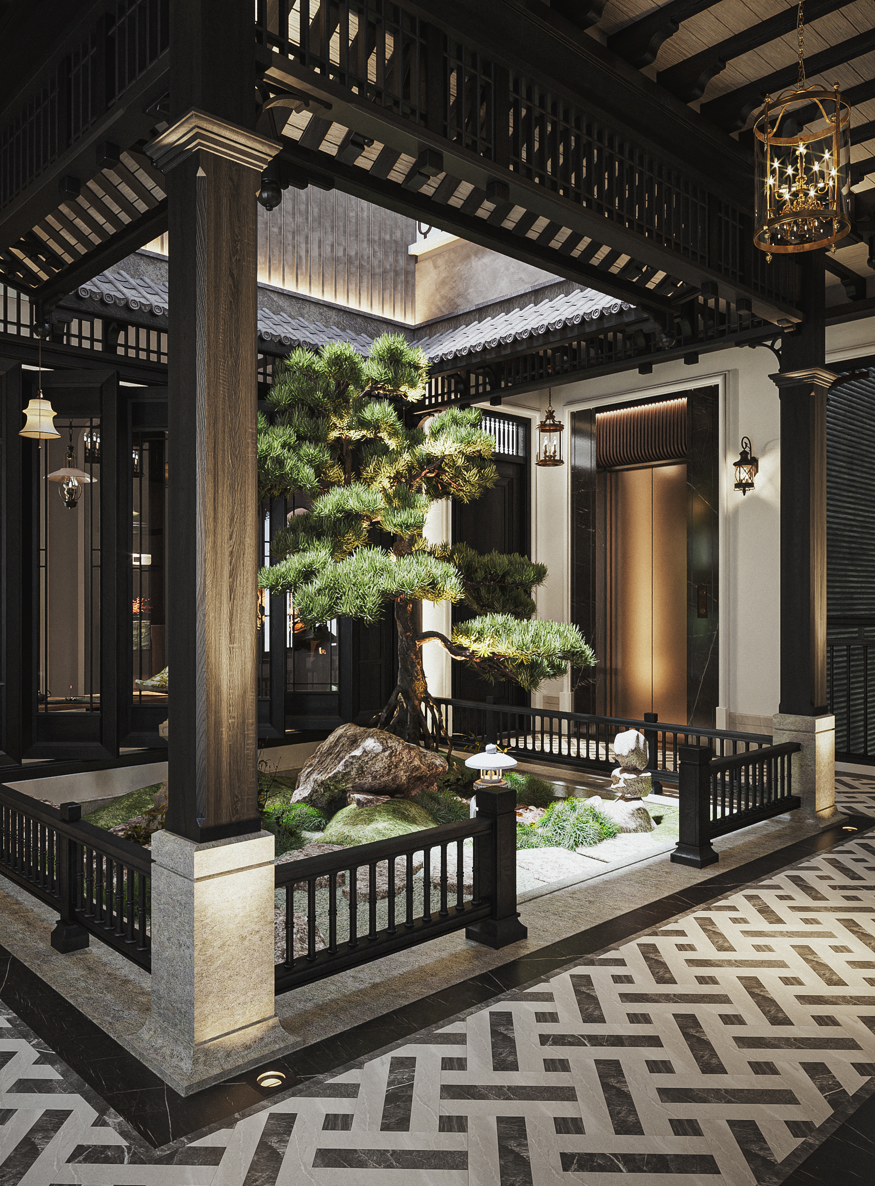 冥想室 CP 别墅丨越南河内丨MAhousing-8