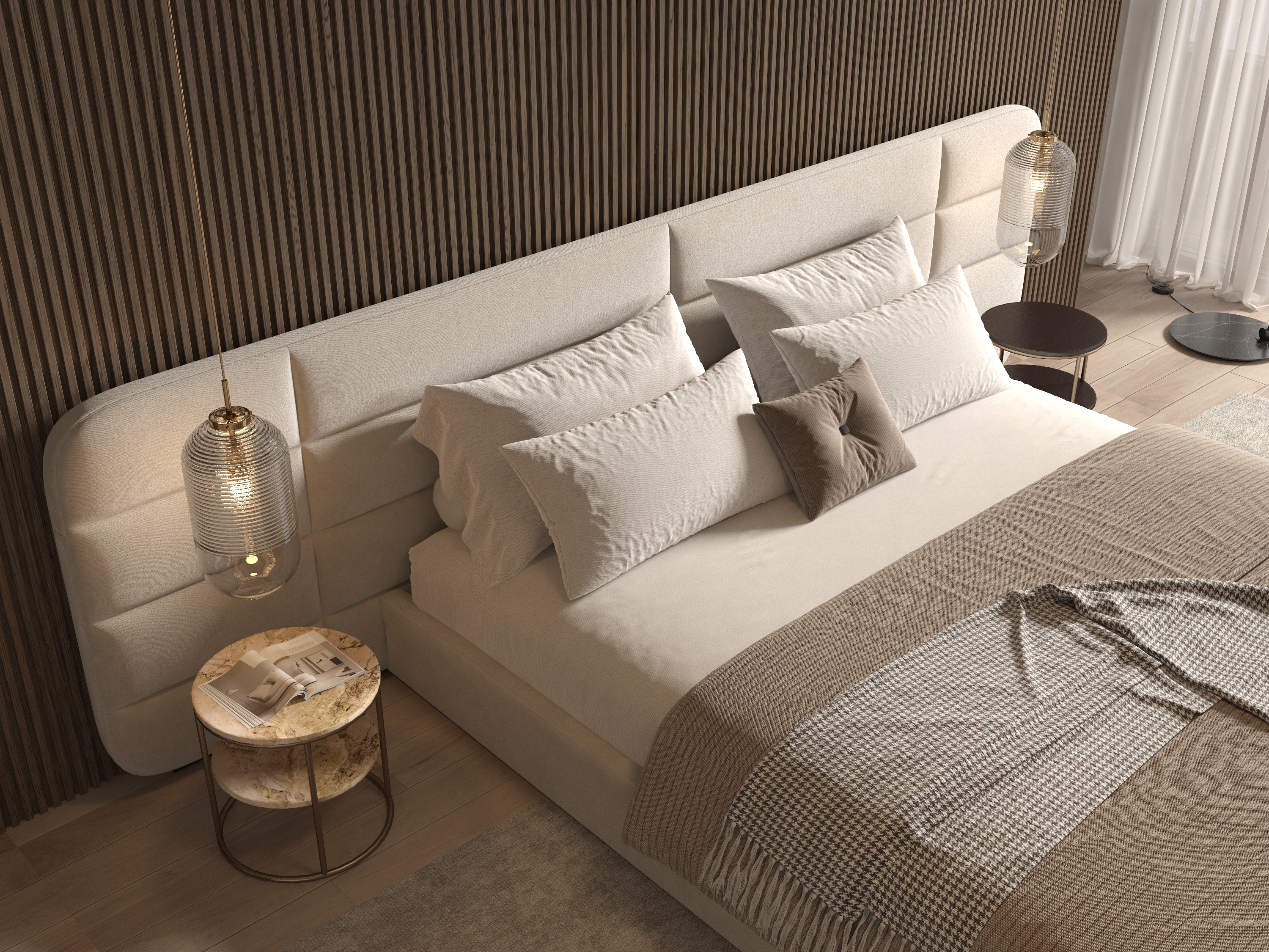 卧室模型丨Architect Wilcle Nunes-5