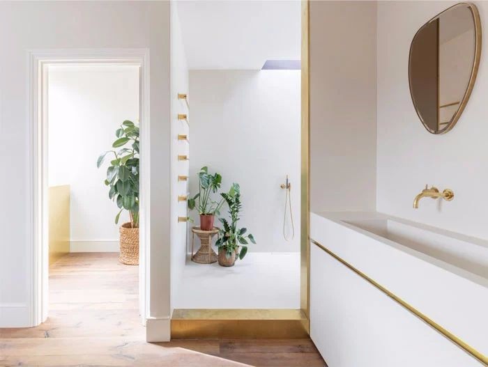 伦敦住宅的黄铜魅力-37