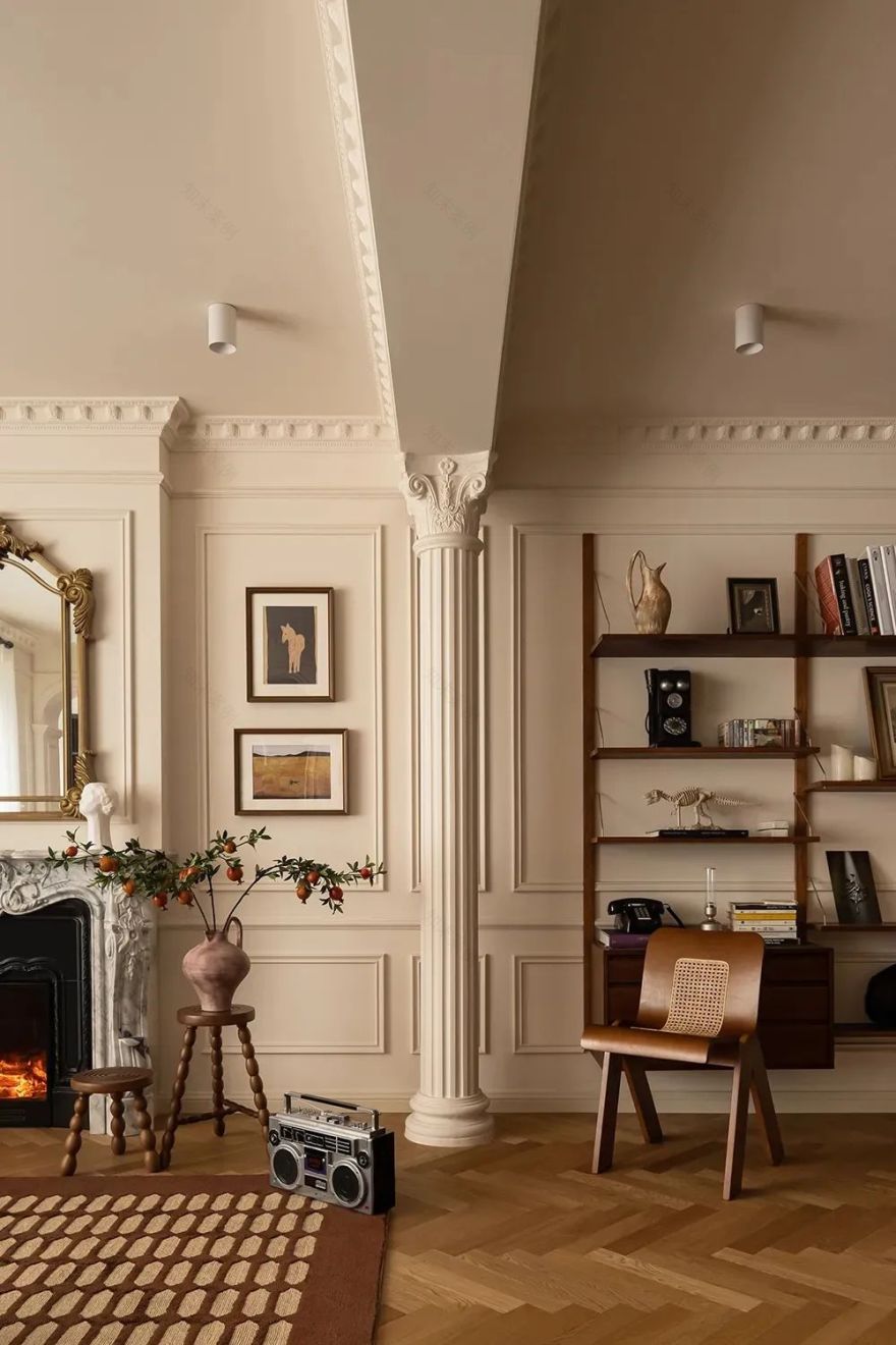 奶油小法式的浪漫丨尚舍家设计-23