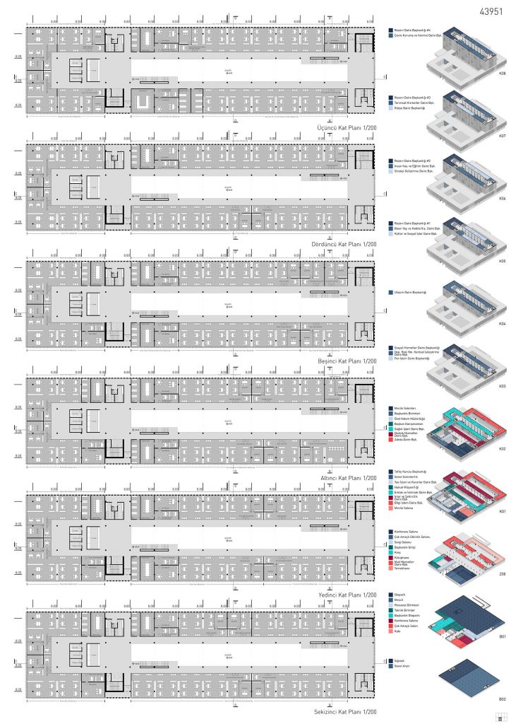1. Ödül, Tekirdağ Büyükşehir Belediyesi Hizmet Binası ve Çevresi Mimari Proje Yarışması - Arkitera-27