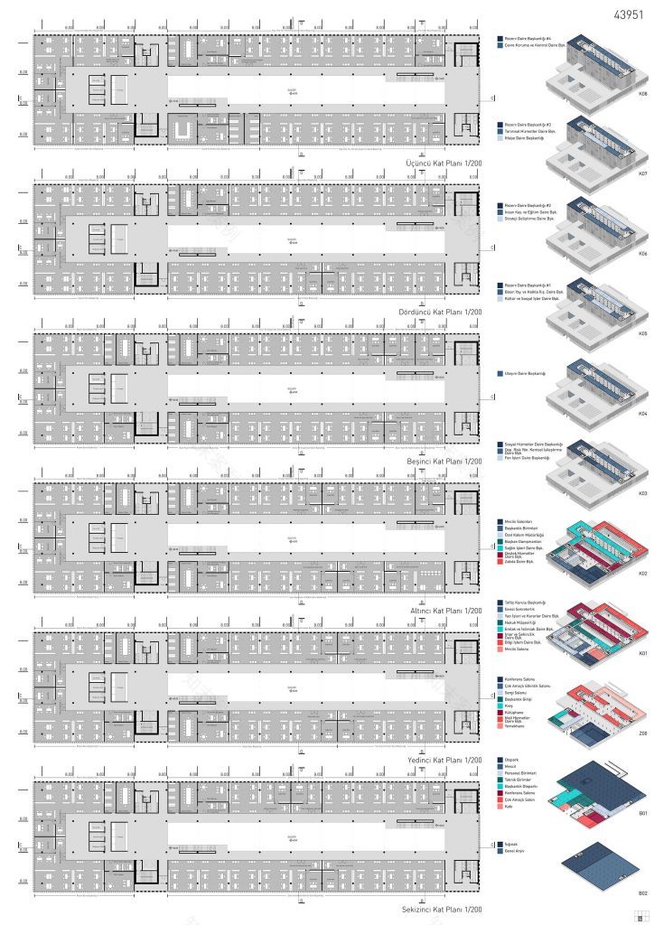 1. Ödül, Tekirdağ Büyükşehir Belediyesi Hizmet Binası ve Çevresi Mimari Proje Yarışması - Arkitera-27