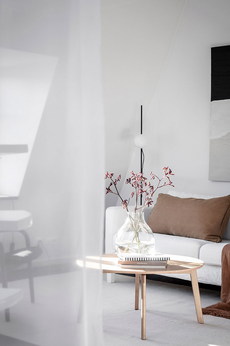 斯德哥尔摩屋顶公寓——黑白浪漫空间-9