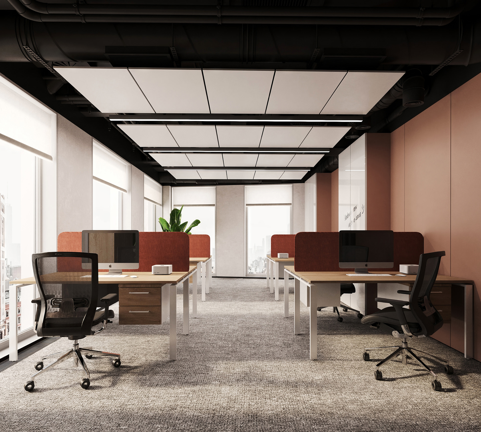 办公空间内饰，爱格（品牌名，推测EGGER一般指爱格品牌，该品牌在建材如板材领域较知名）-33