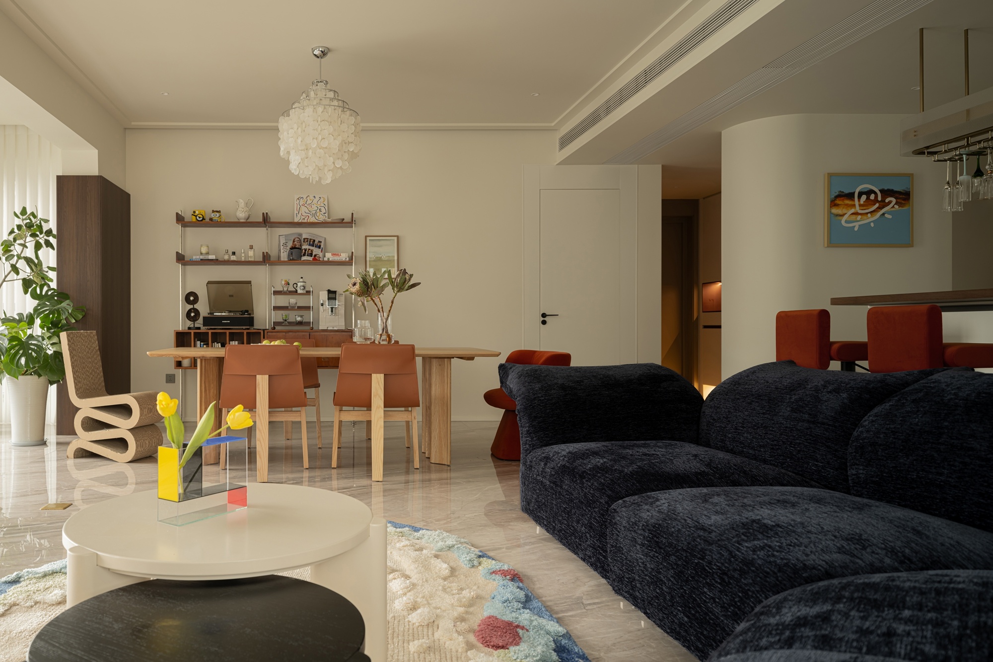 《柔煦》220㎡现代法式丨中国成都丨宏福樘设计-27