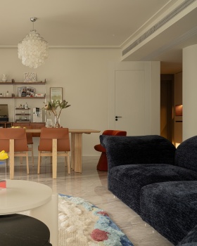 《柔煦》220㎡现代法式丨中国成都丨宏福樘设计