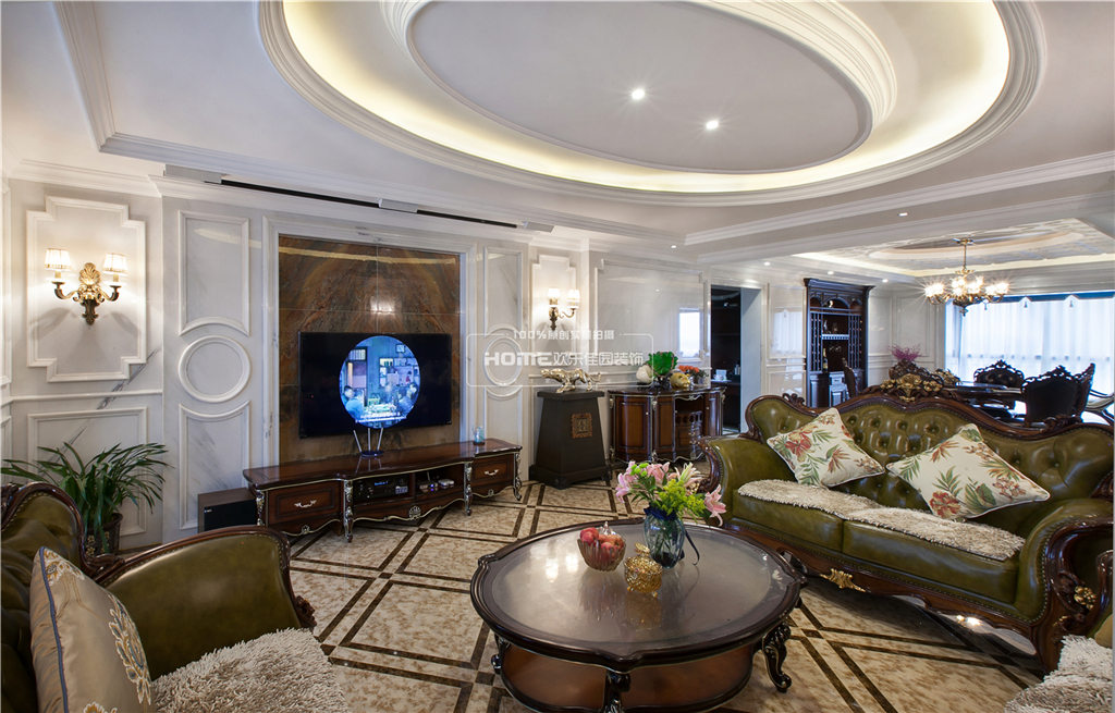 昆明 230 平米欧式豪宅，设计师展康震打造惊艳空间-14