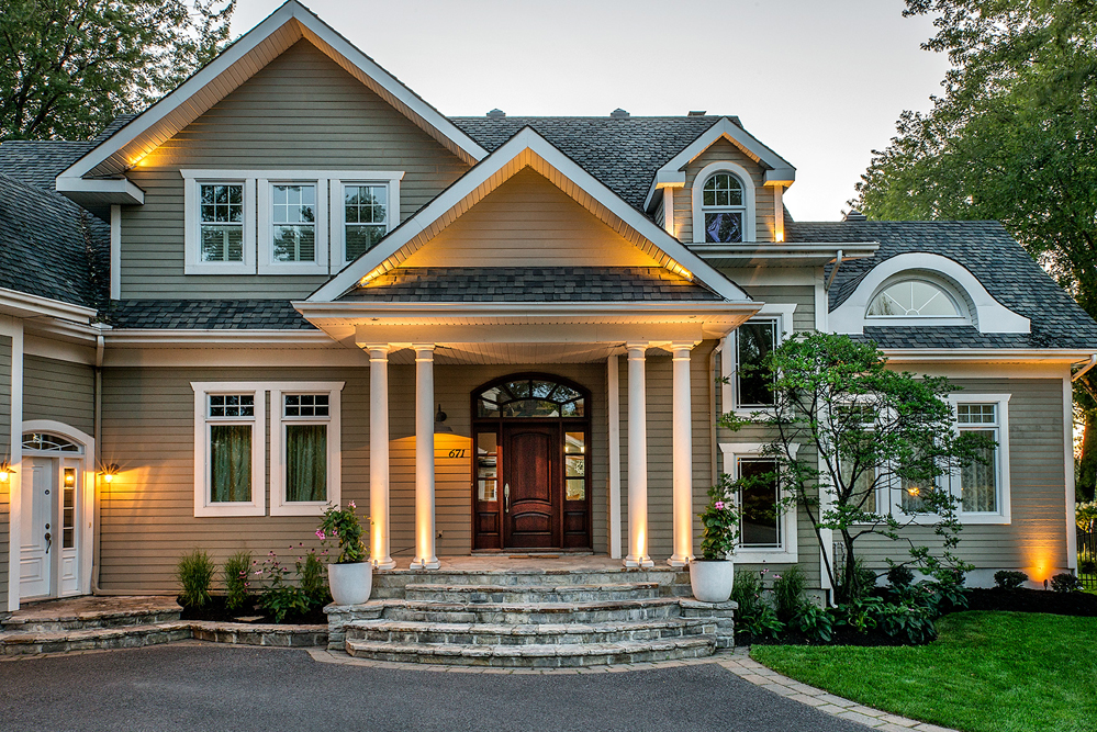 家庭住宅豪华景观布置丨Services Paysagers Dominique Filion-12