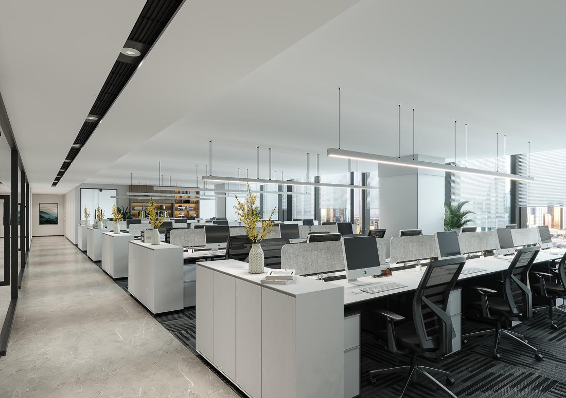 地产公司总裁办室内设计案例-8