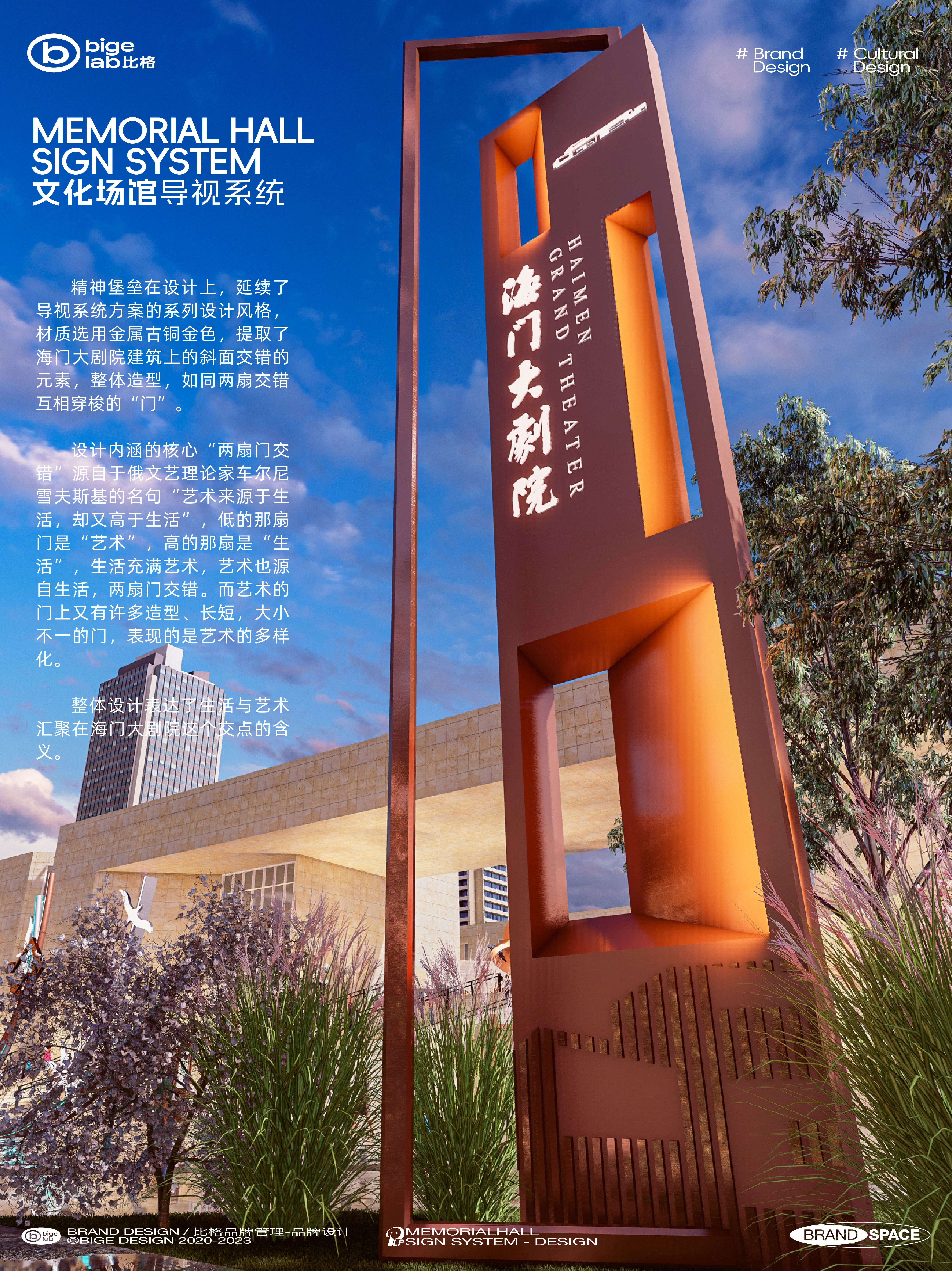 大剧院导视设计 文化雕塑博物馆导视设计-7