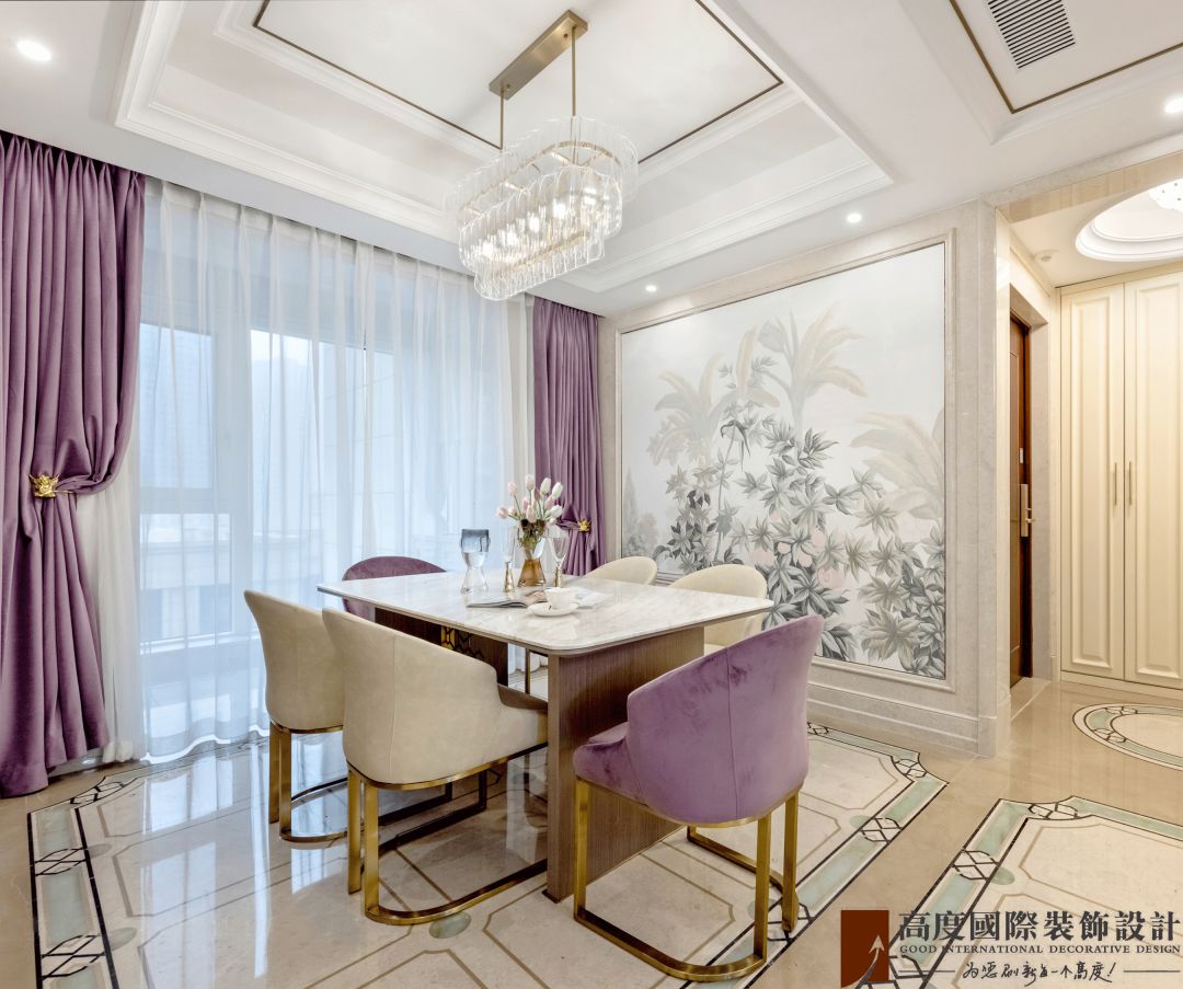轻奢诗意,温柔生活的艺术栖居丨中国武汉丨高度国际装饰设计集团武汉公司-34