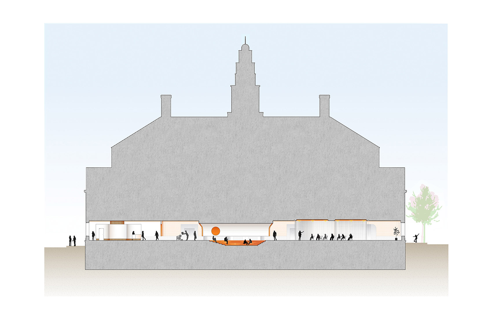 罗德岛设计学院学生中心,美国 / WORKac-87