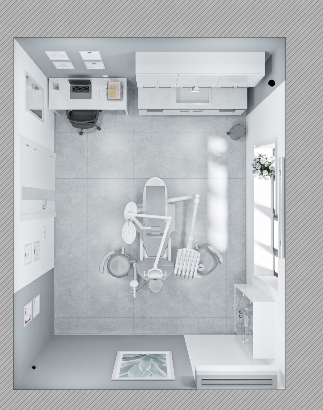 Dental Clinic - dental clinic interior design-11