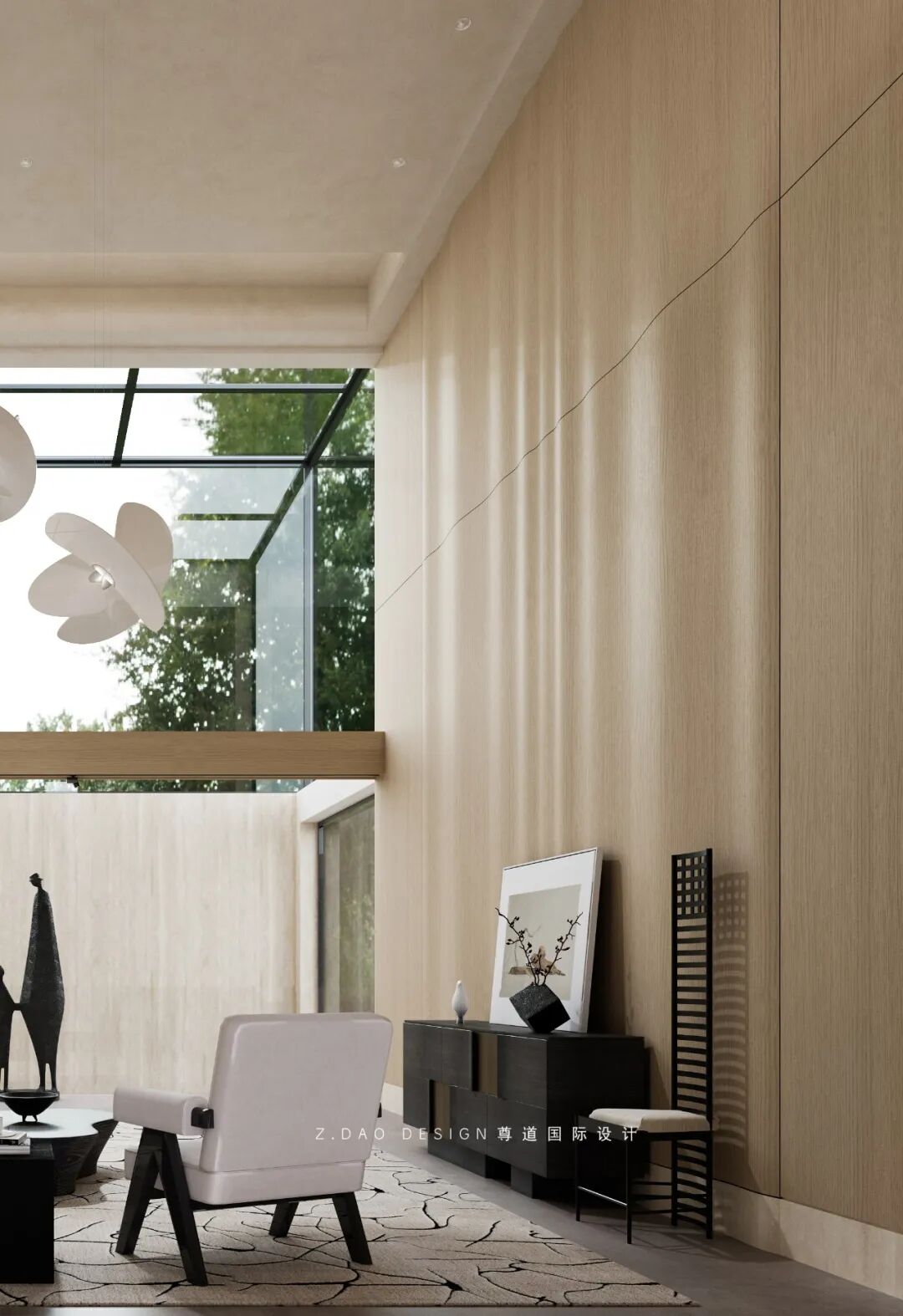 尊道新作|合肥『文一·塘溪津门』1000㎡折衷主义别墅，专治豪宅审美疲劳。-167