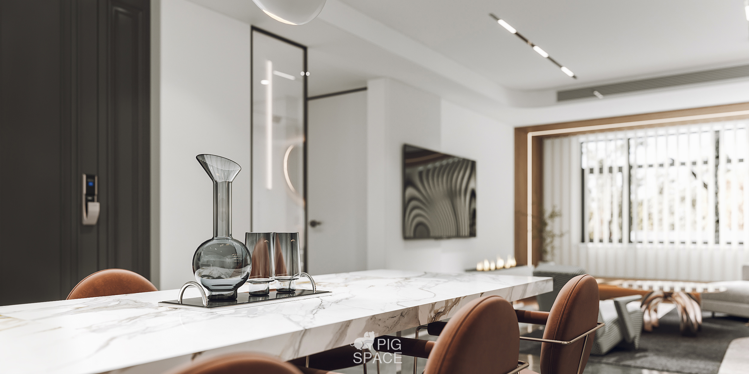 现代平层白色巧克力之家丨中国青岛丨集·设计事务所（青岛）-9