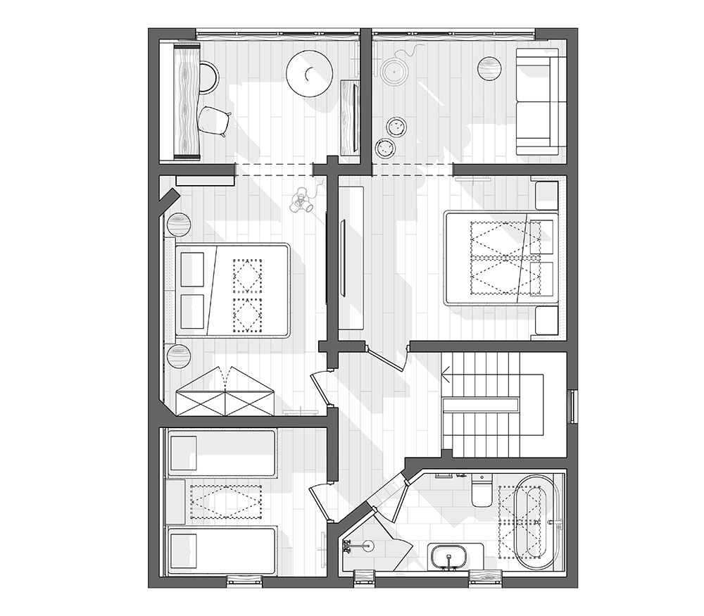 乌克兰基辅郊区现代木屋设计-21