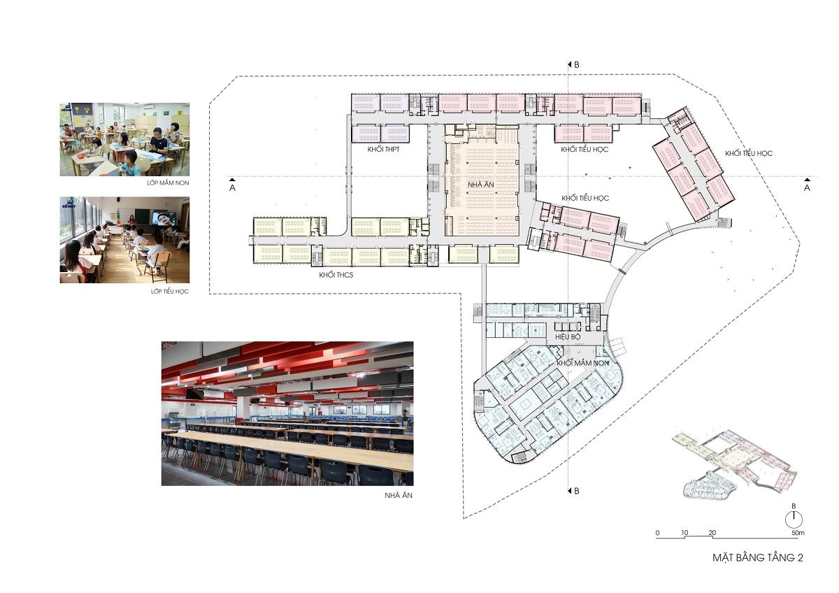 越南河内 Dewey Tây Hồ Tây 中学设计案例-16