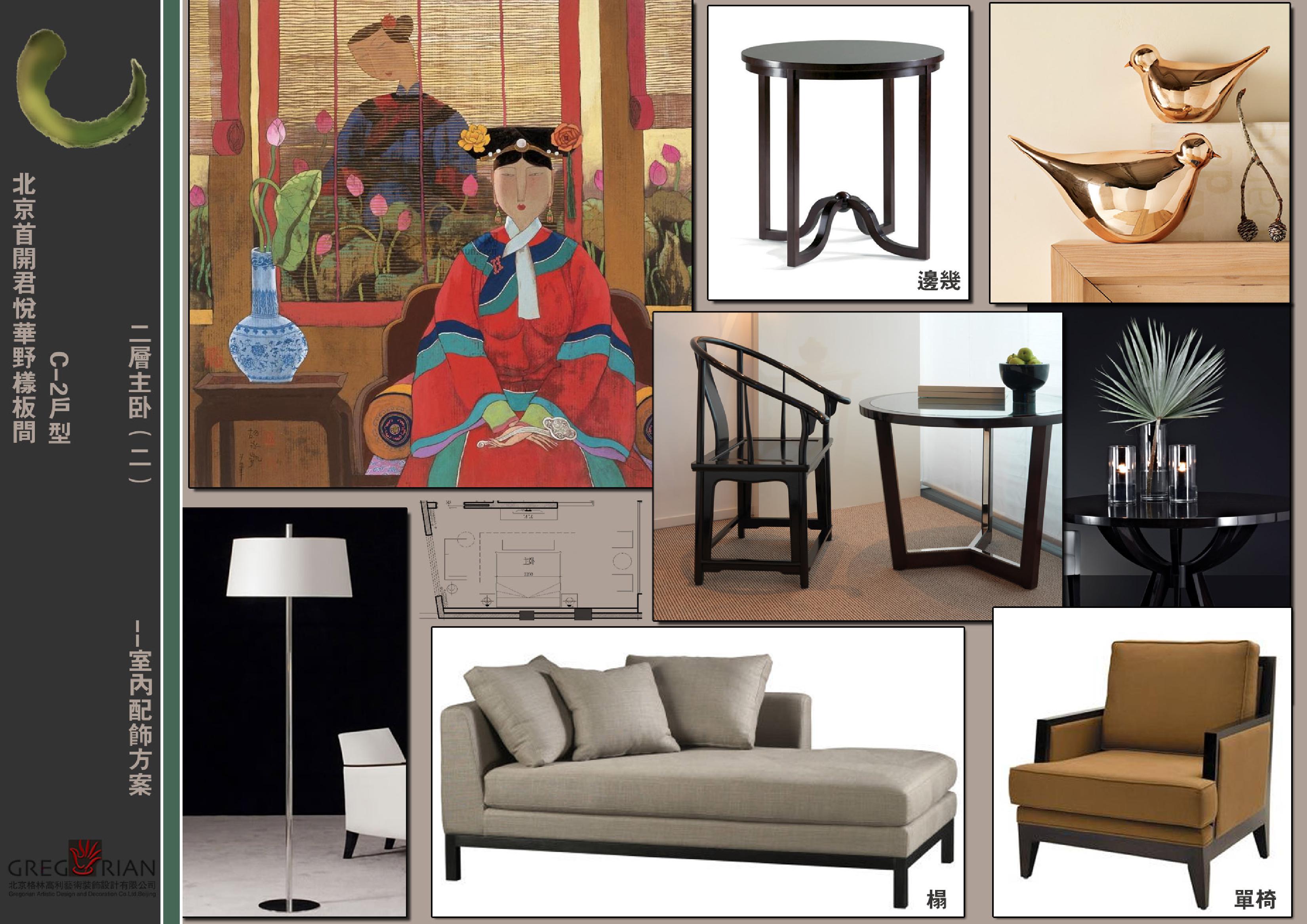 首开国郡君悦华墅C 2户型的软装设计方案-6