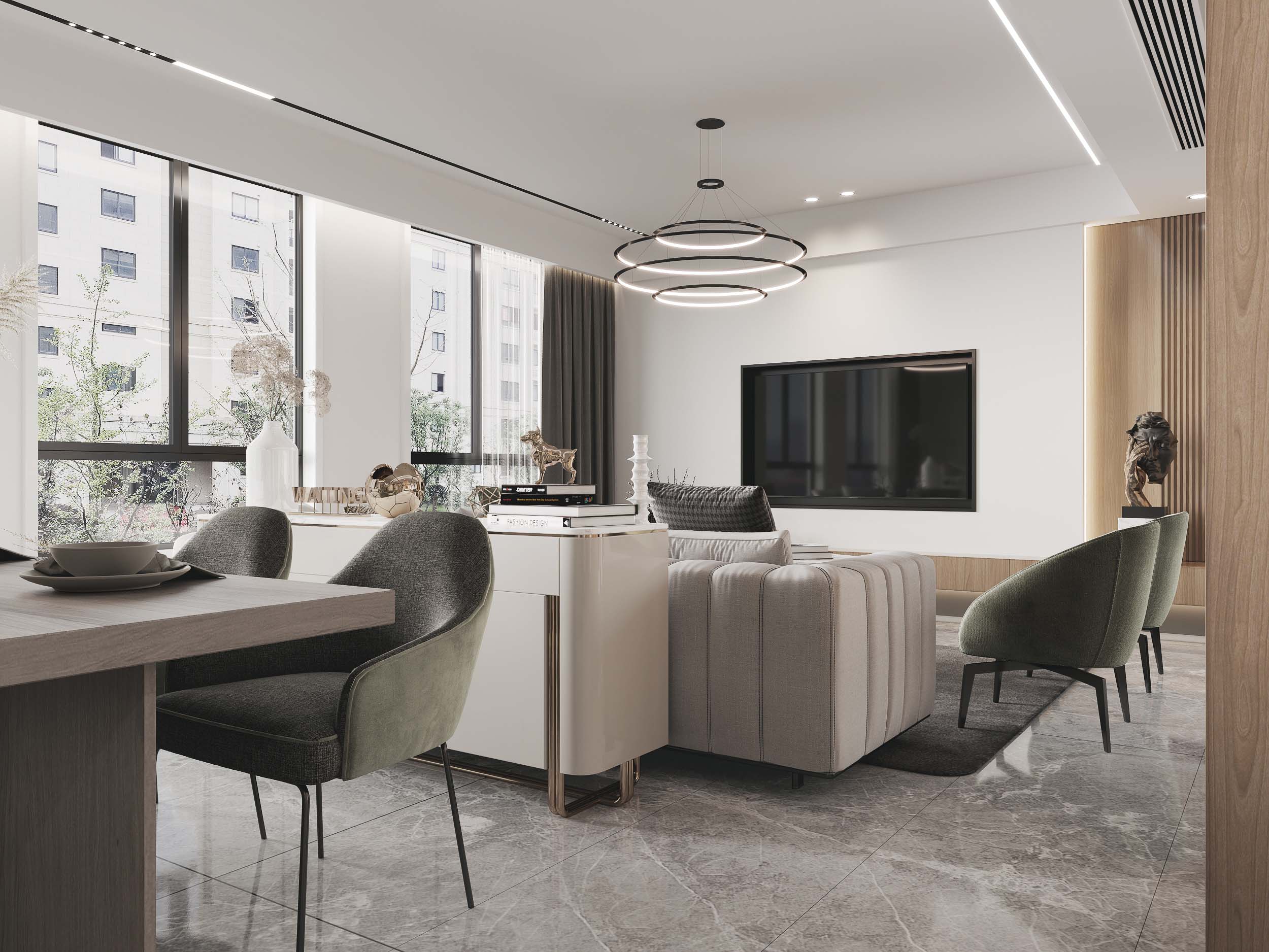 一套现代住宅表现~                     -0