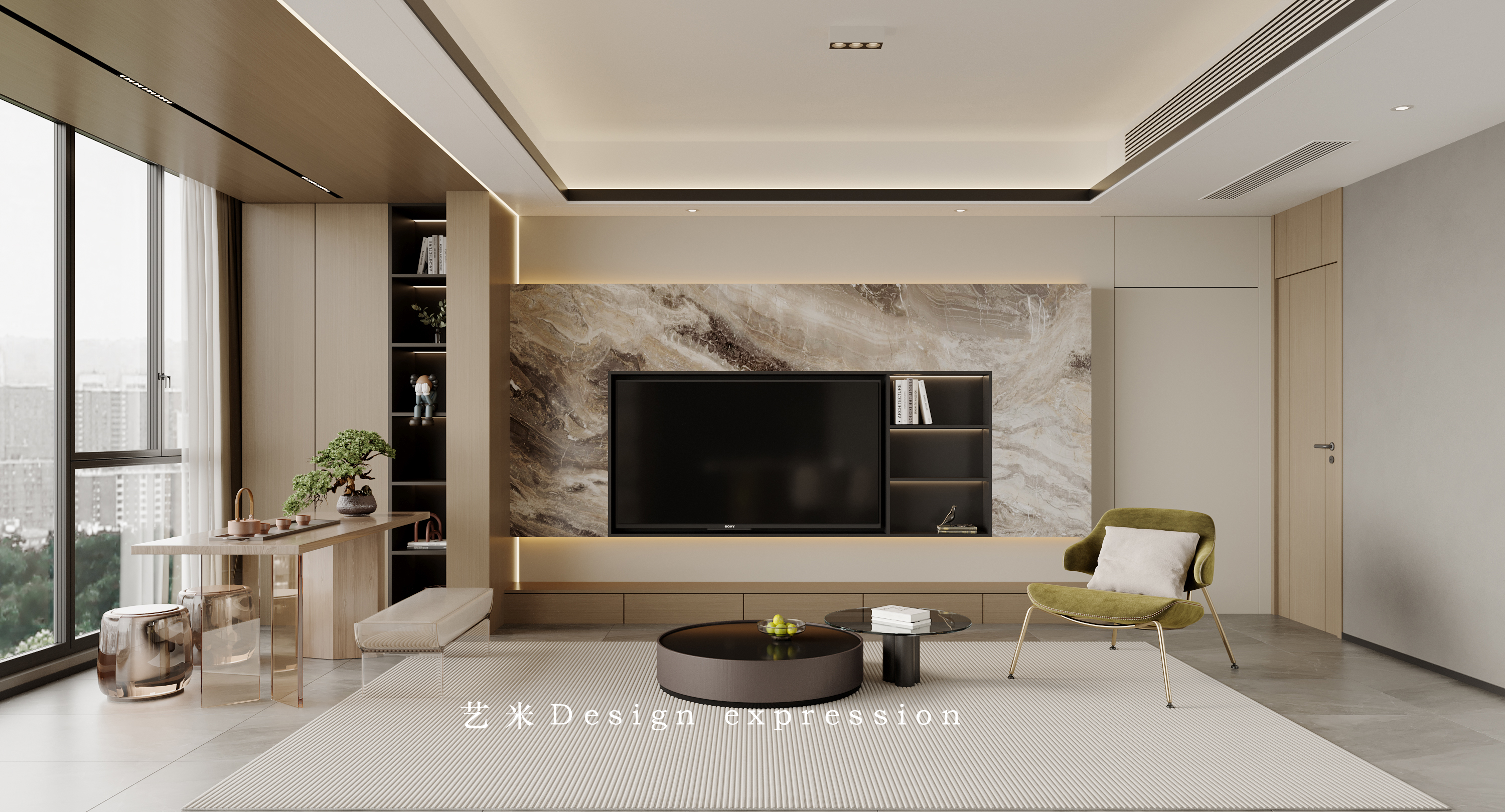 现代轻奢全屋-艺米效果图-7