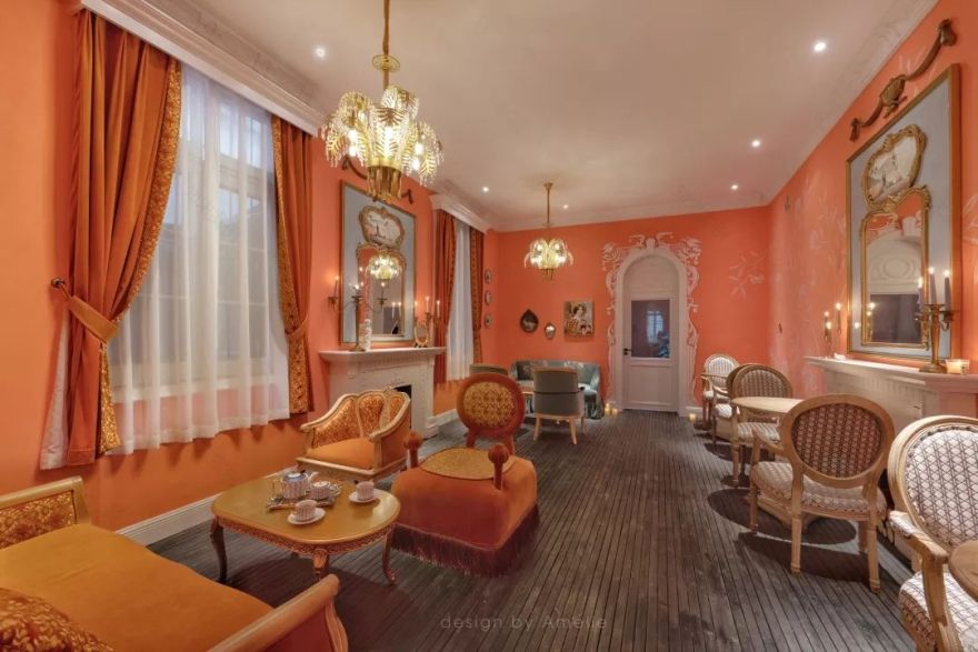 武汉百年老房大变身,甜品店设计展现女性魅力-18