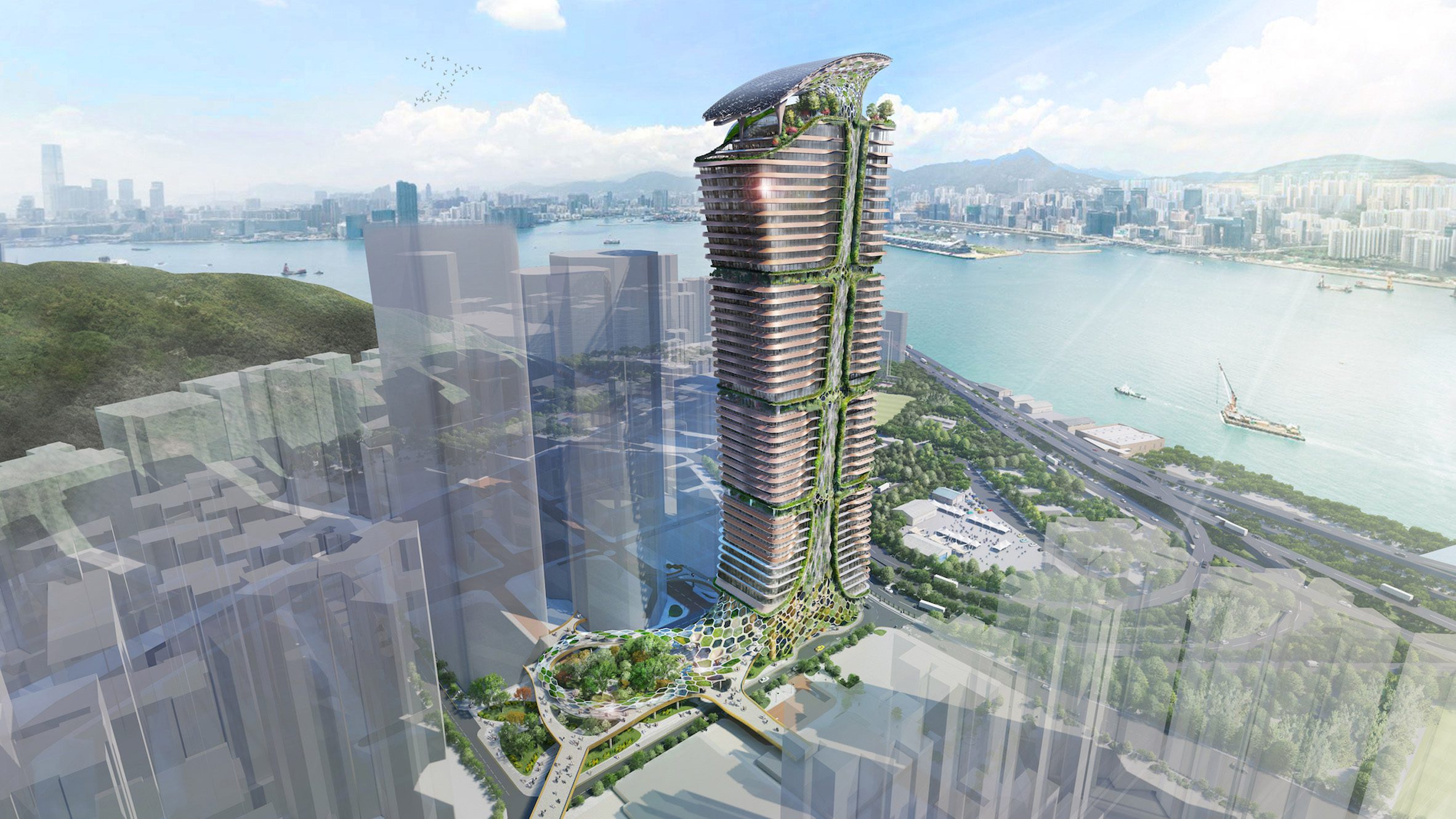 中国建筑师适应更高效和文化相关的摩天大楼设计-55