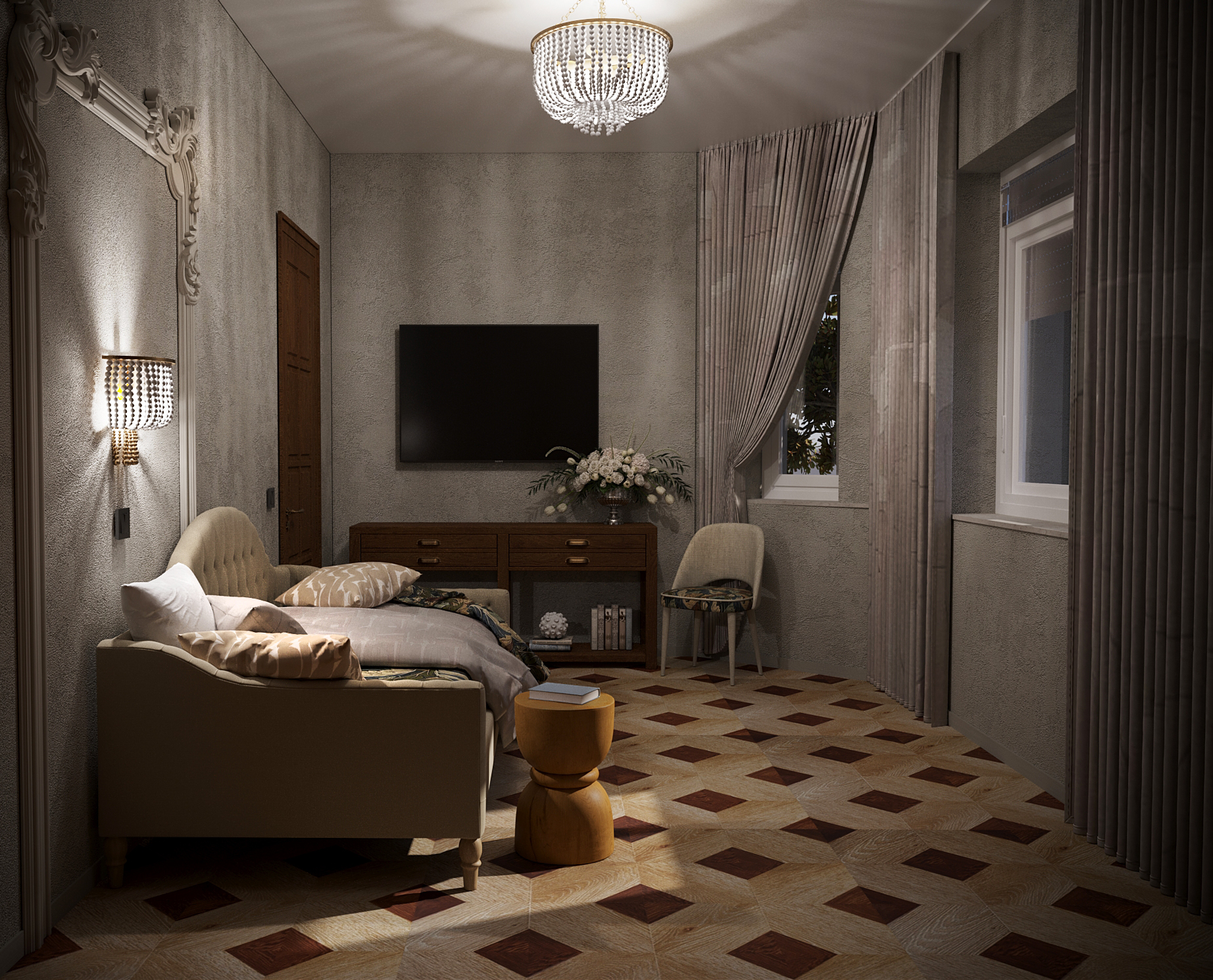 1 楼乡村住宅设计-13