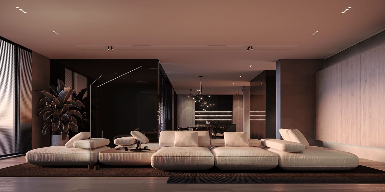 暖色调空间设计 夕阳的气息，既温暖又温馨-4