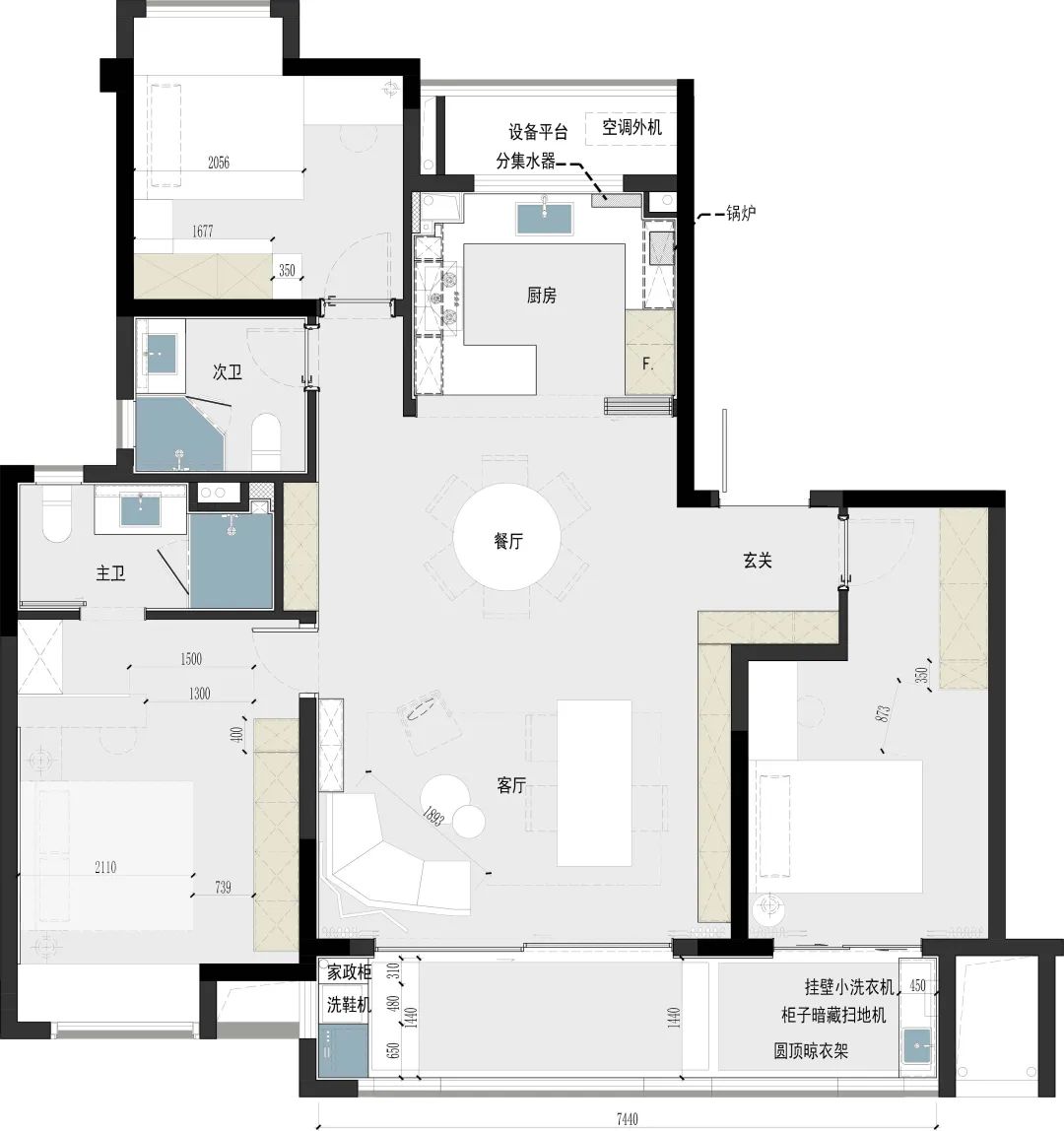 万科·方圆丨中国南通丨筑鹿空间设计-21