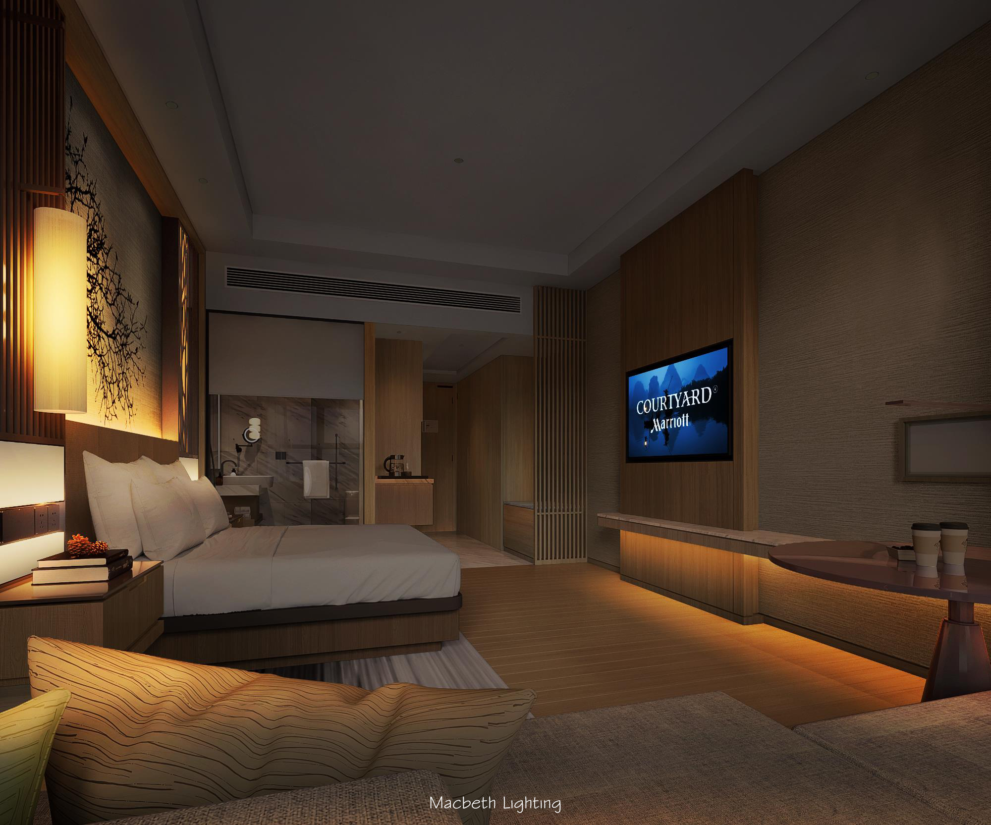 某酒店样板间灯光巡场丨中国昆明-11