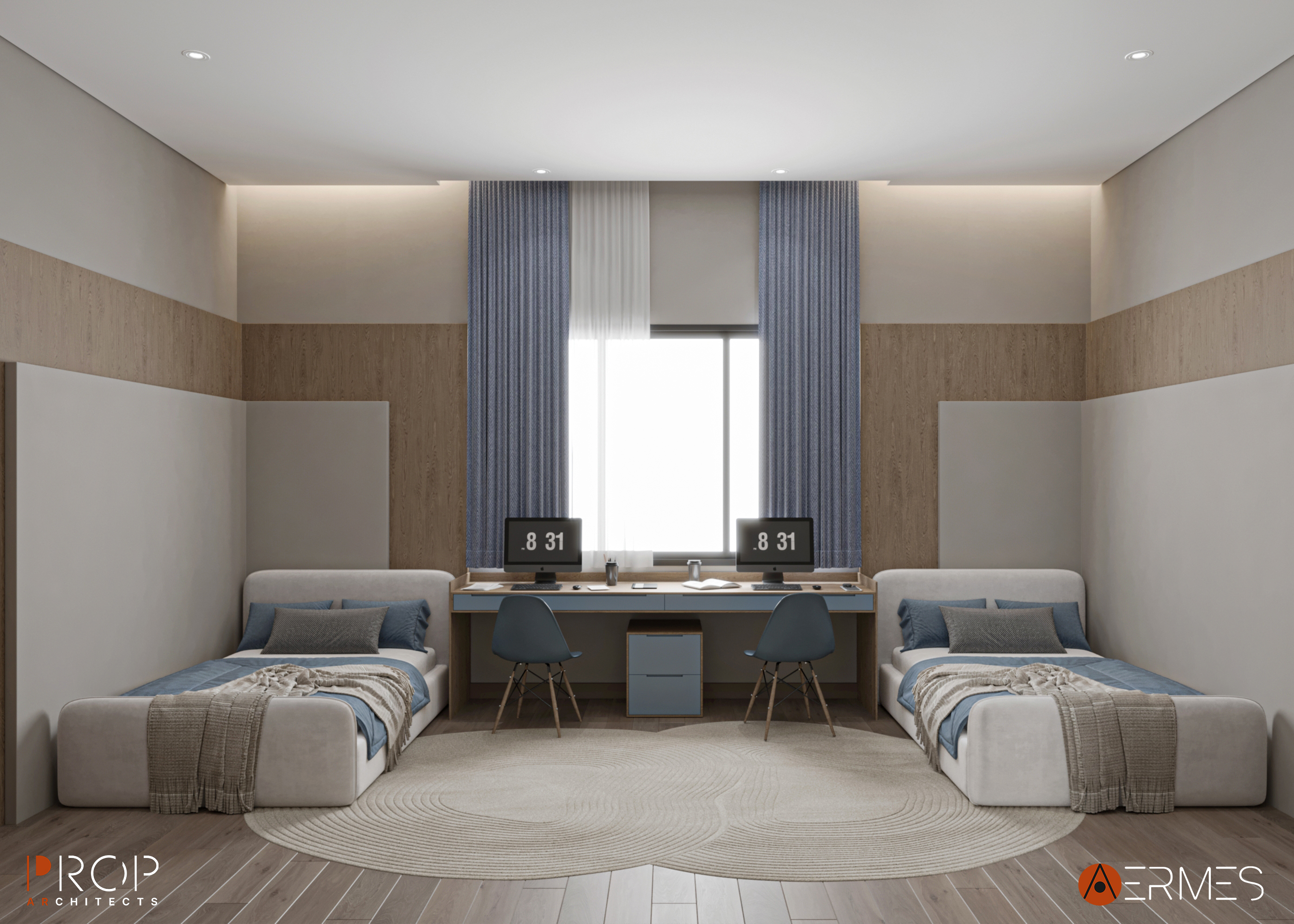 INTERIOR VILLA DESIGN（别墅室内设计）丨沙特阿拉伯吉赞丨PROP & AERMES ARCHITECTS-18