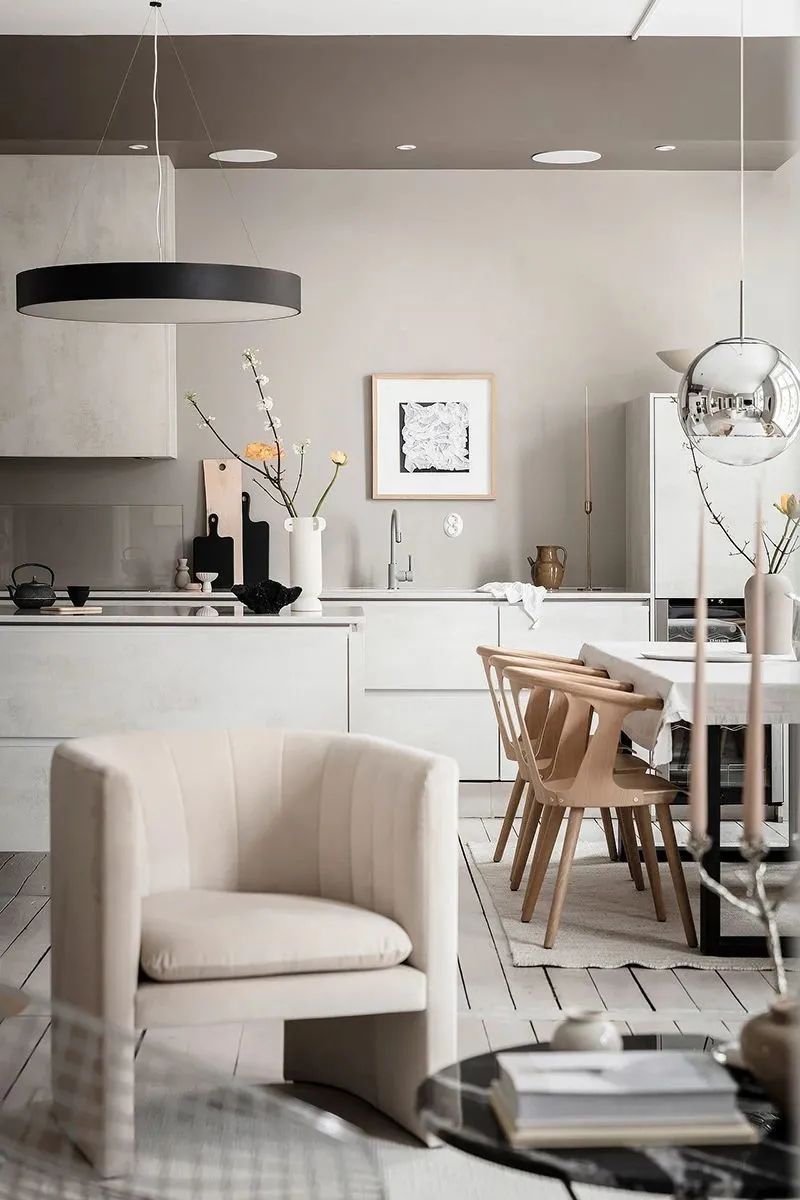 哥德堡北欧米色温暖公寓-4