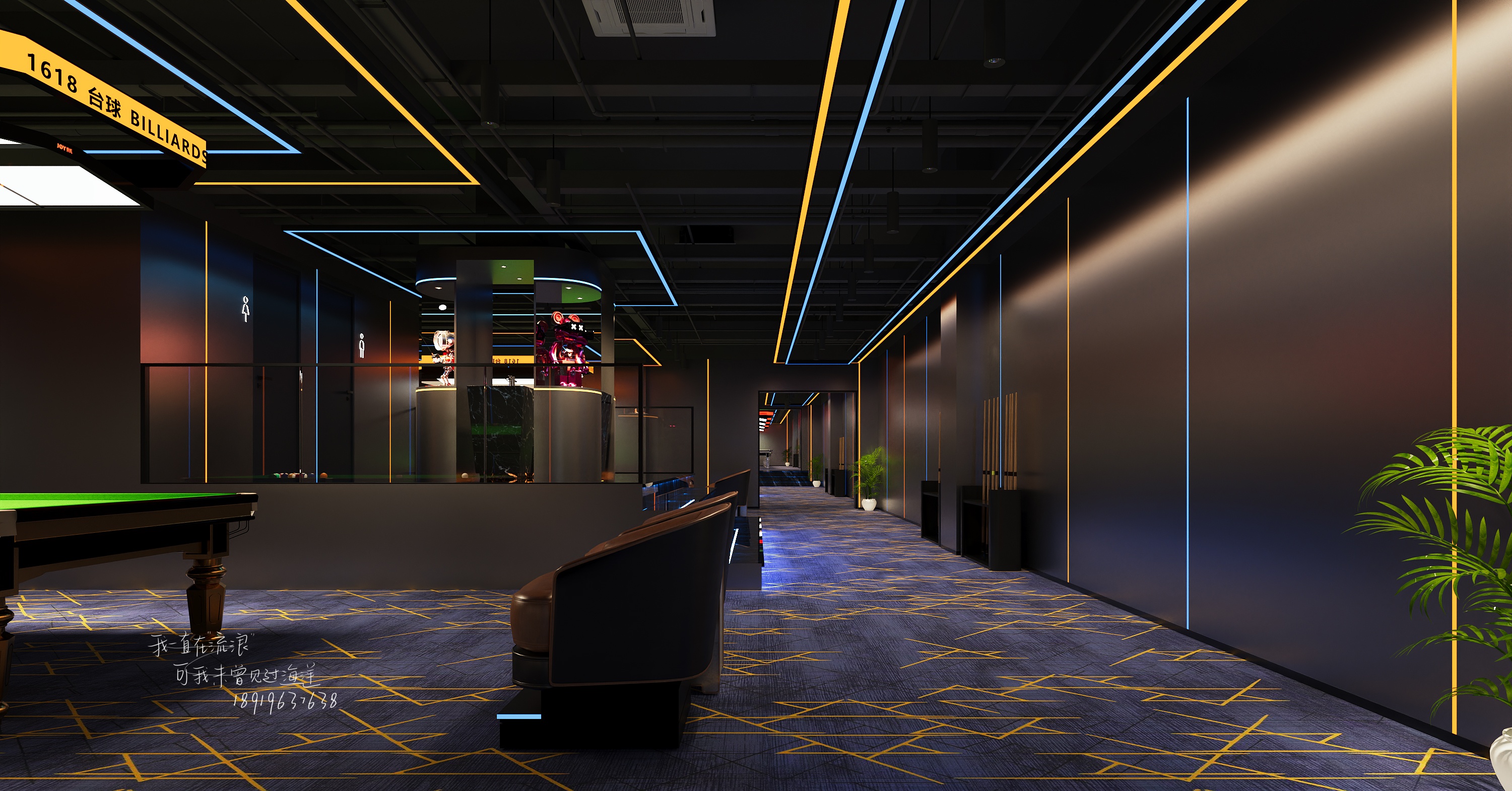 台球室设计案例-17