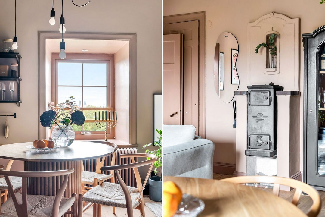 色彩斑斓的瑞典公寓 | 打破常规的设计之美-6