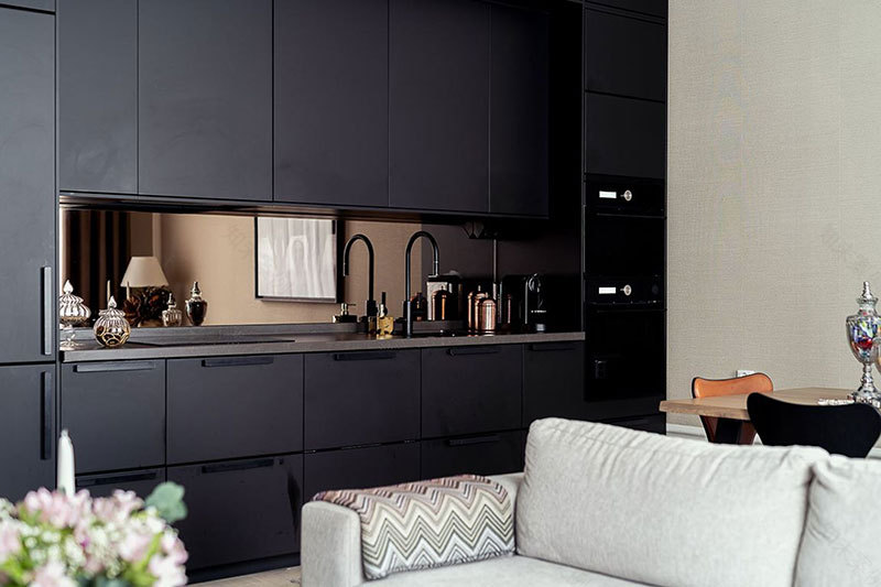 斯德哥尔摩优雅现代公寓,黑厨引领时尚-10