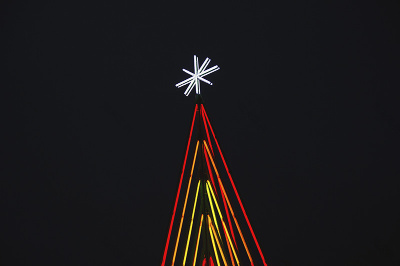 巴西商场互动式圣诞树-35