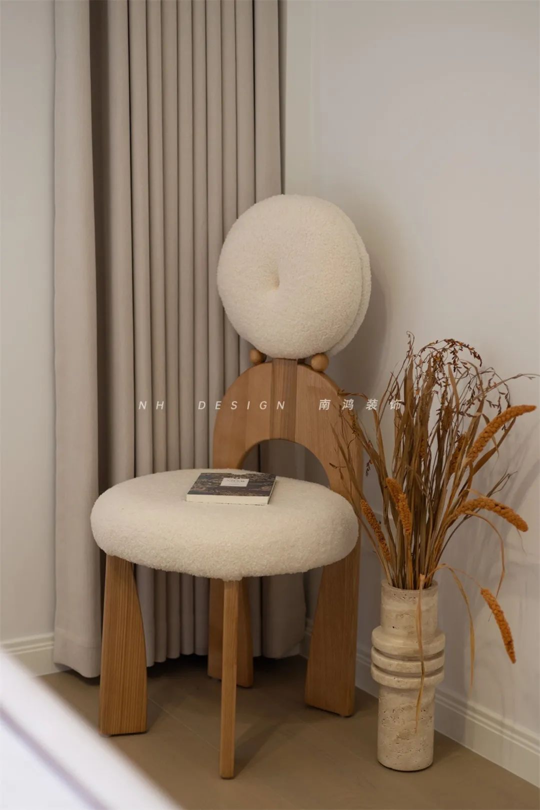 杭州府苑新村104㎡轻法式浪漫家居设计丨中国杭州丨浙江南鸿装饰-73