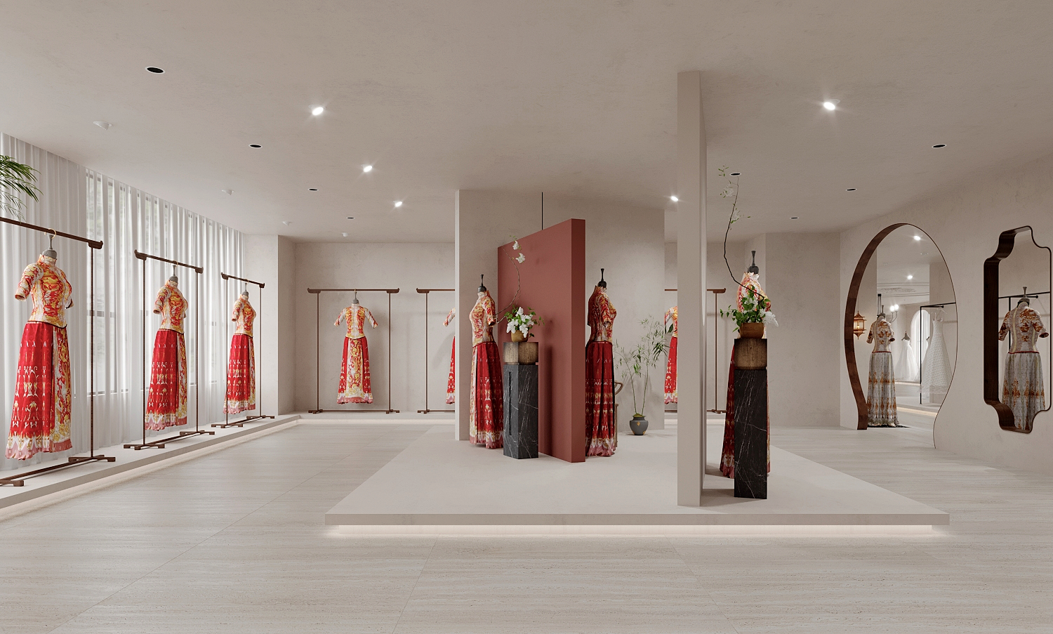 轻奢风格设计的礼服馆-11