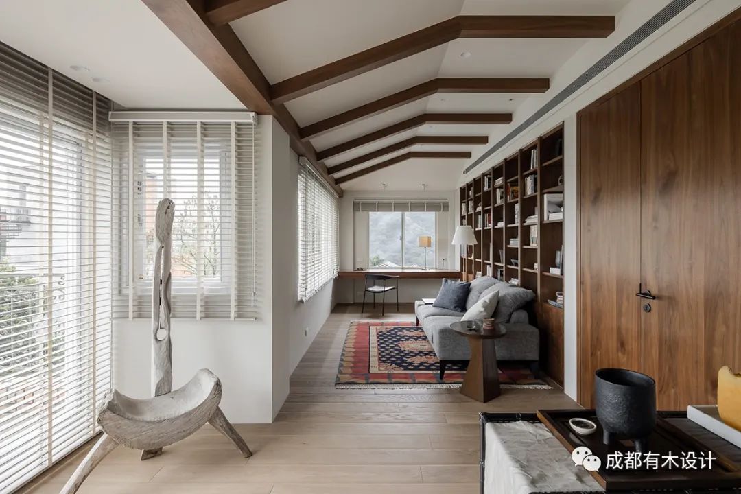 层峦叠翠·轻复古简约度假独栋别墅设计丨弎见-34