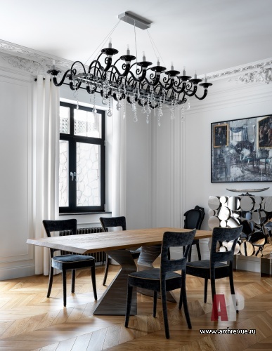 莫斯科郊外带阁楼的三层现代法式古典风格住宅丨俄罗斯莫斯科丨Шалдыбина Светлана（谢尔盖·沙尔迪宾娜）-34