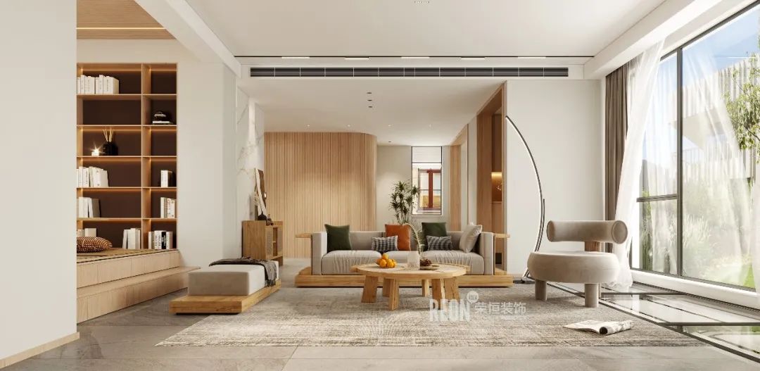 新黄浦花园名都四象府日式原木风设计丨中国黄浦丨三壹设-15