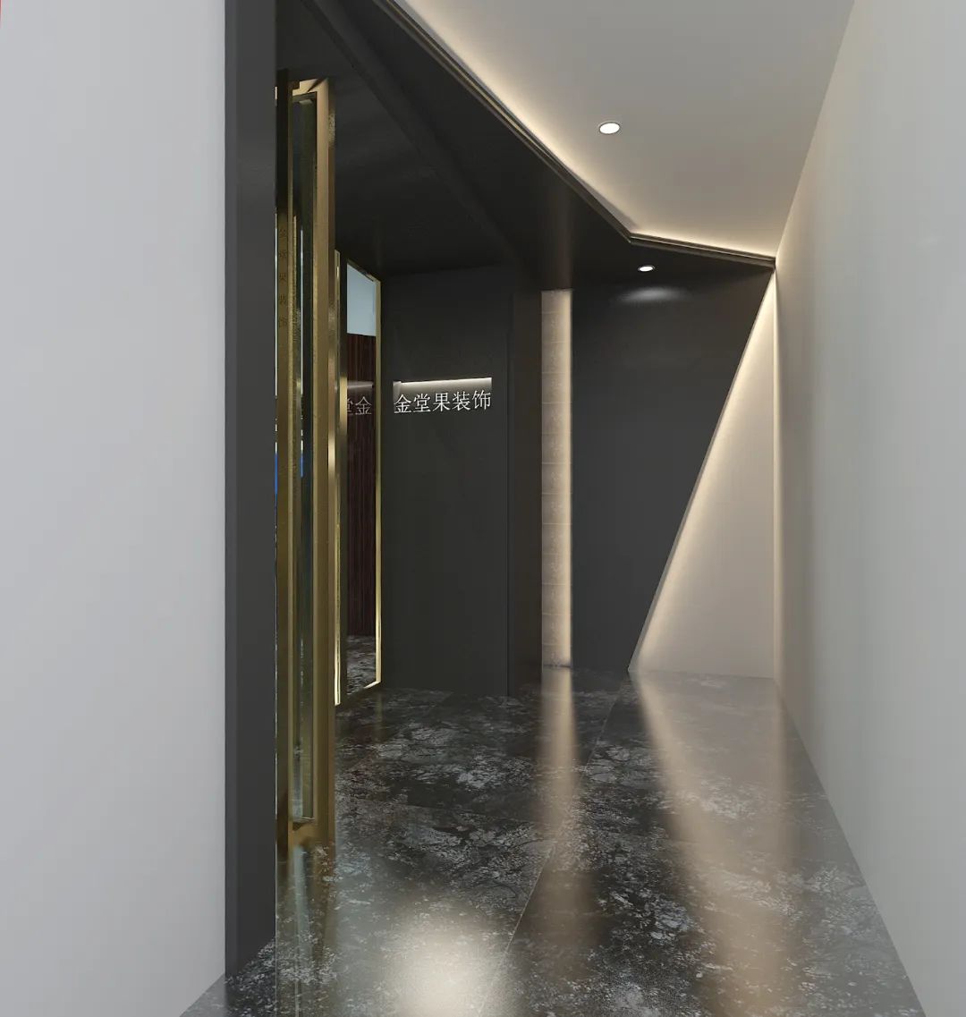 轻奢黑金KTg Design办公室-13